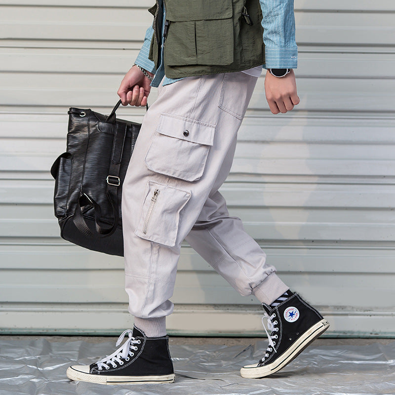 Pant Men Many Pockets