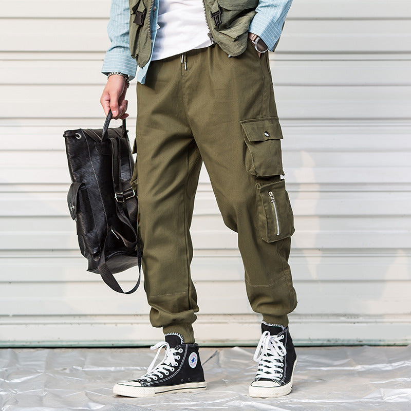Pant Men Many Pockets