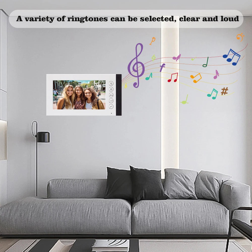 Video Intercom Telephone Apartment Home Surveillance Doorbell Camera