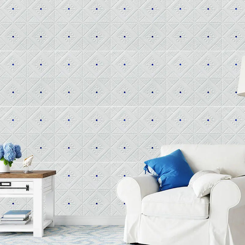 Wall Stickers Wallpaper 3D Self-Adhesive Ceiling Decorative Panels Roof Wallpaper Living Room Children's Room Home Decor Sticker