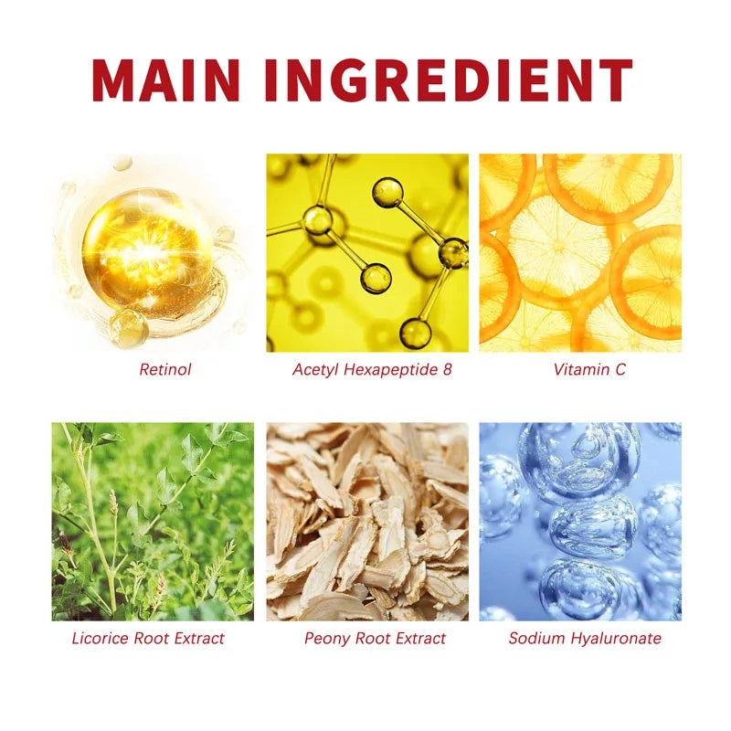 Retinol Wrinkle Removing Cream Fade Fine Lines Anti Aging Firming Lifting Moisturizing Brightening Skin Care Korean Cosmetics