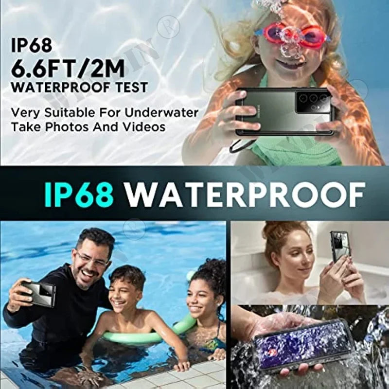 Waterproof Case For Samsung Galaxy S24 S23 Ultra Plus S21 FE A54 A34