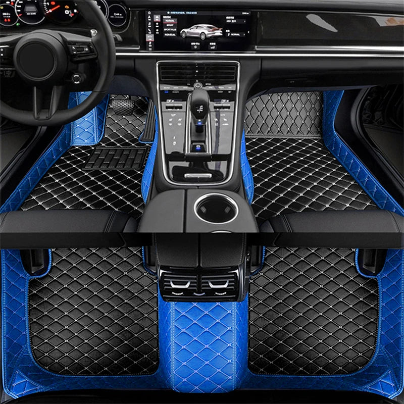 Carpets Car Floor Mats For Honda Fit Jazz 2007 2006 2005 2004 Auto Interior Styling Protect Waterproof Leather Rugs Decoration