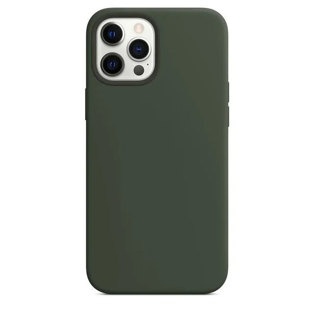 Original Official Logo Silicone Phone Cases for iPhone 11 12 13 14 Pro Max Skin for Apple iPhone 13 14 11 Full Cover Protector