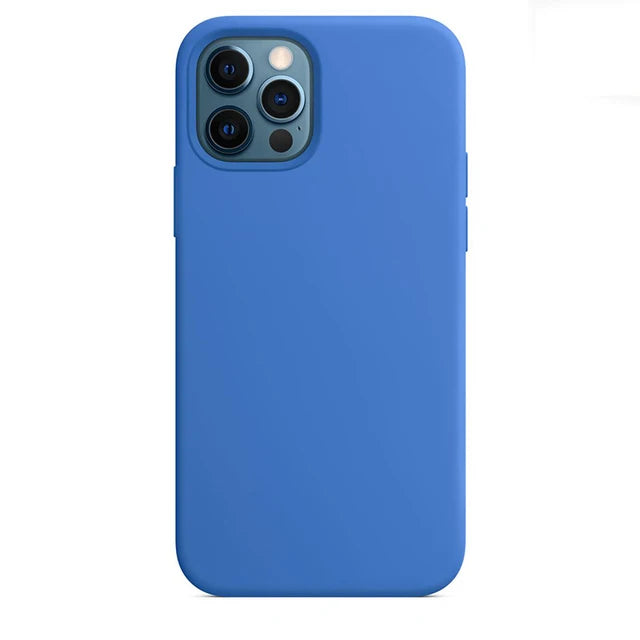 Original Official Logo Silicone Phone Cases for iPhone 11 12 13 14 Pro Max Skin for Apple iPhone 13 14 11 Full Cover Protector