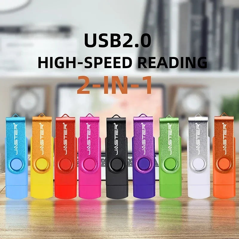 JASTER High Speed USB Flash Drive OTG Pen Drive 64gb 32gb USB Stick 16gb