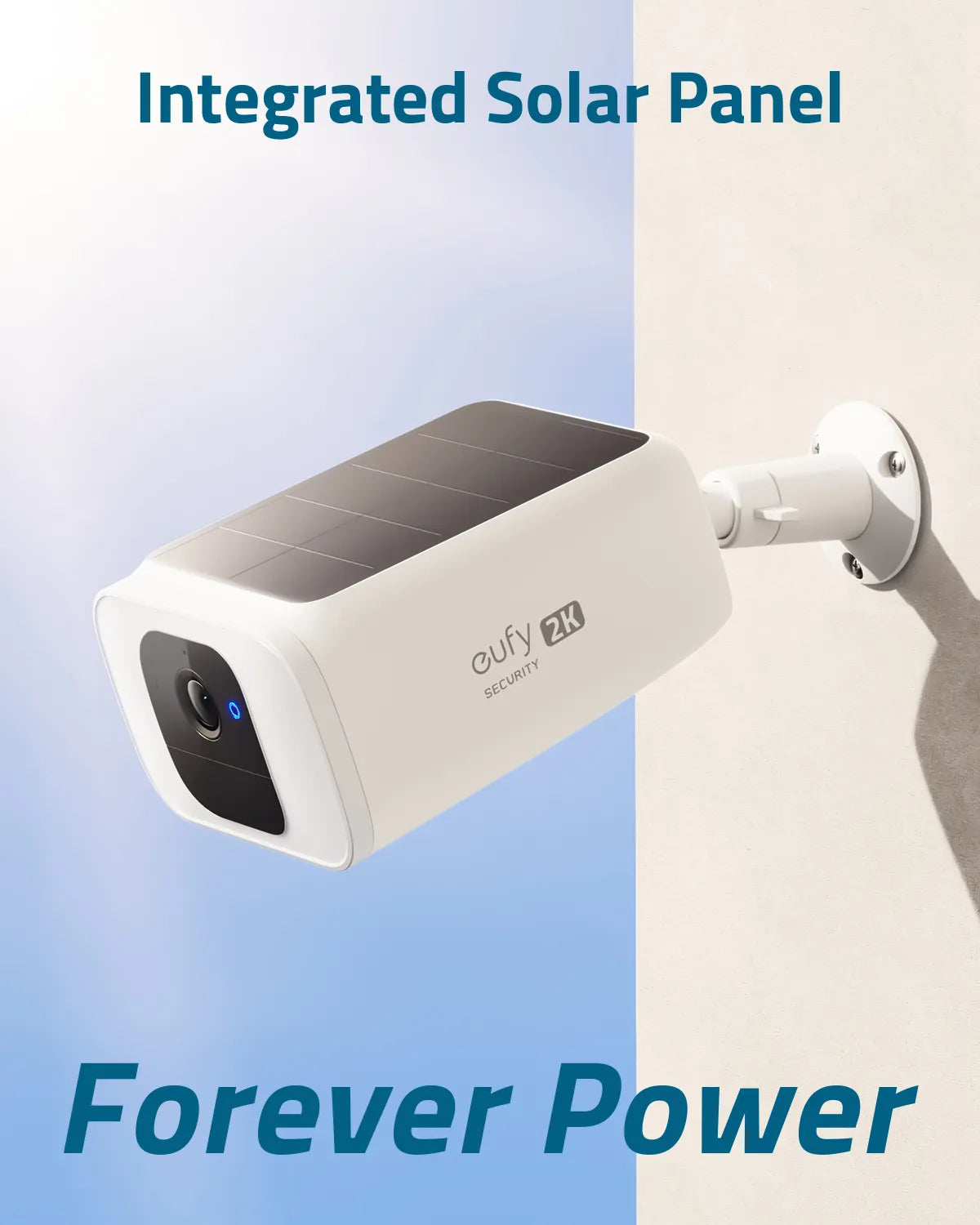 Solar Battery Security Protection Wireless Outdoor Integrated Solar Panel