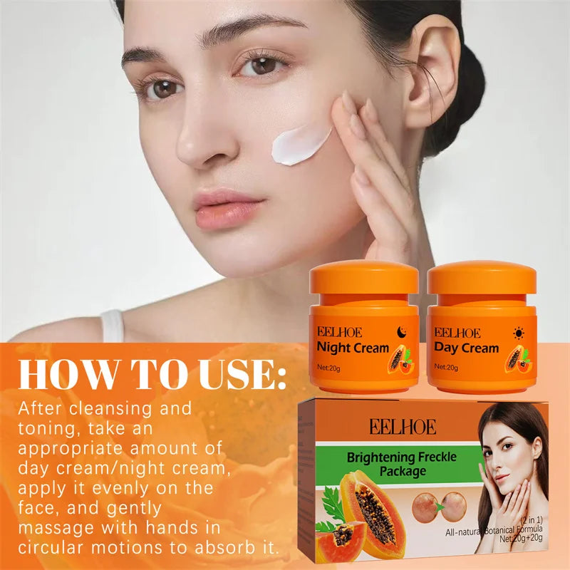 Freckles Removal Papaya Day Night Cream