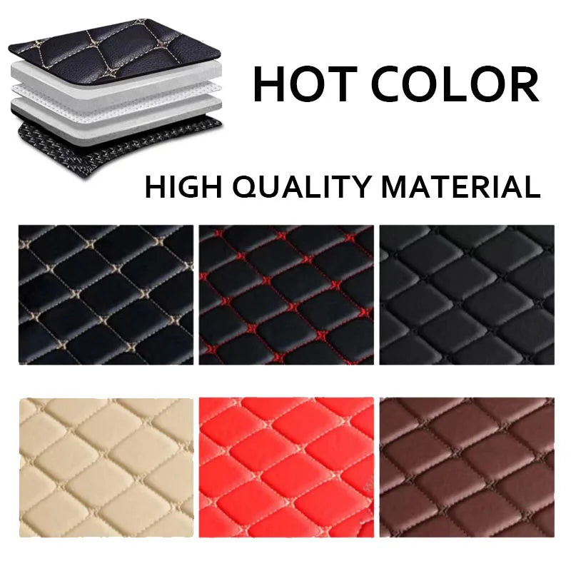 Carpets Car Floor Mats For Honda Fit Jazz 2007 2006 2005 2004 Auto Interior Styling Protect Waterproof Leather Rugs Decoration