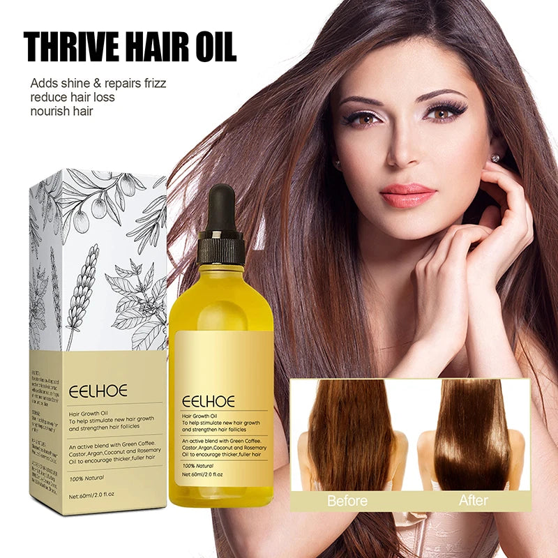 EELHOE Dense Hair Essential Oil Repairs Hair Damage Prevents Hair Loss Softens Nourishes Hair Nourishes Hair Essence Oil Health