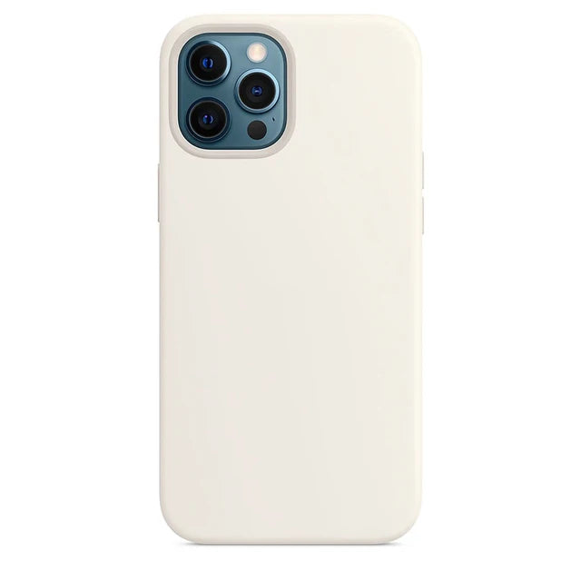 Original Official Logo Silicone Phone Cases for iPhone 11 12 13 14 Pro Max Skin for Apple iPhone 13 14 11 Full Cover Protector