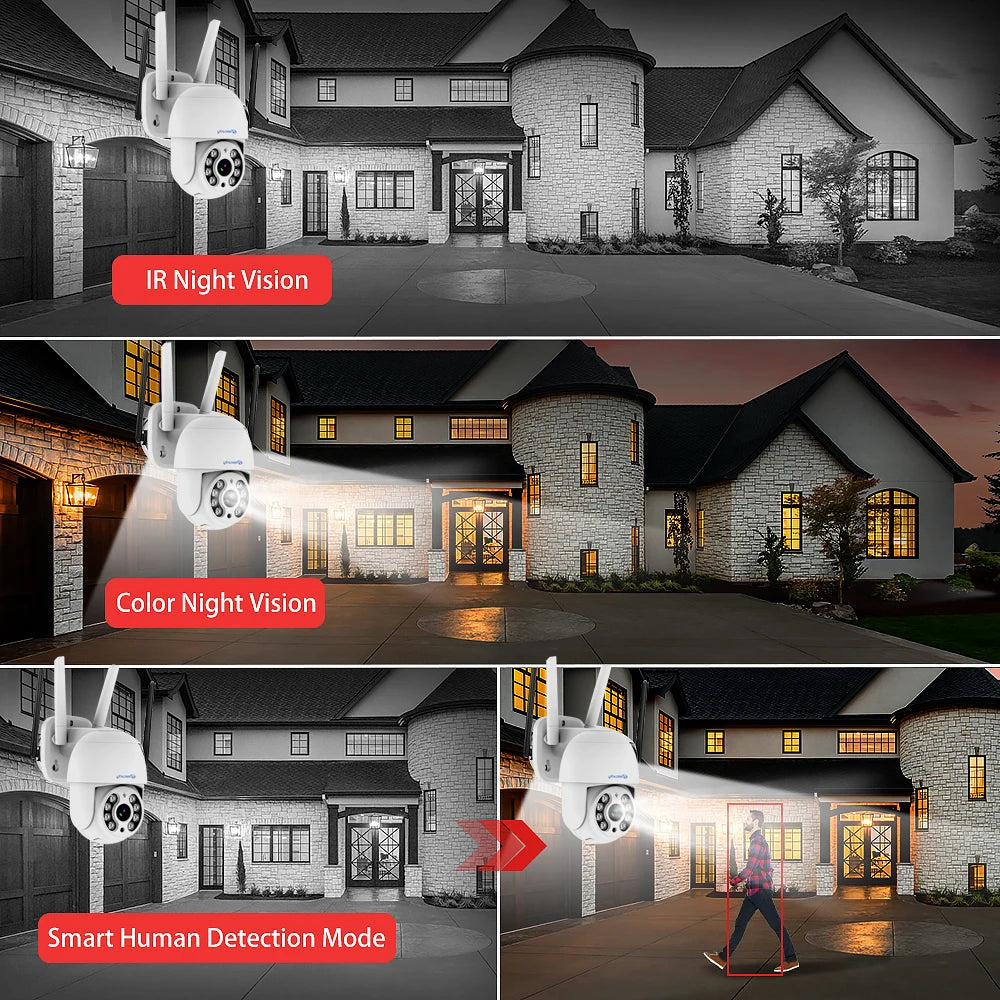 Security Camera System Screen Monitor Plug&Play