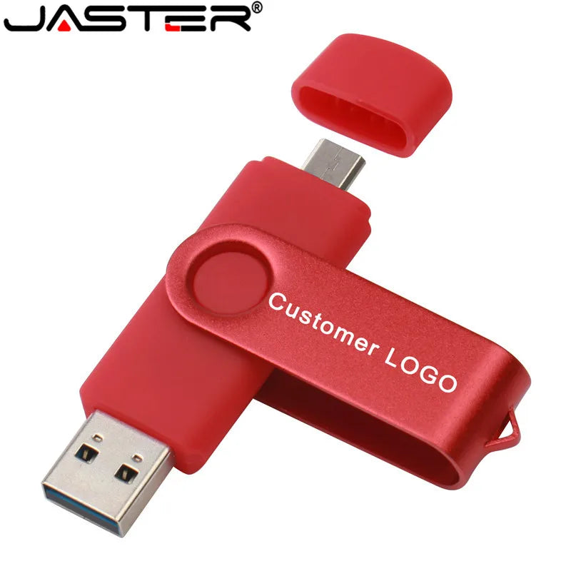 JASTER High Speed USB Flash Drive OTG Pen Drive 64gb 32gb USB Stick 16gb