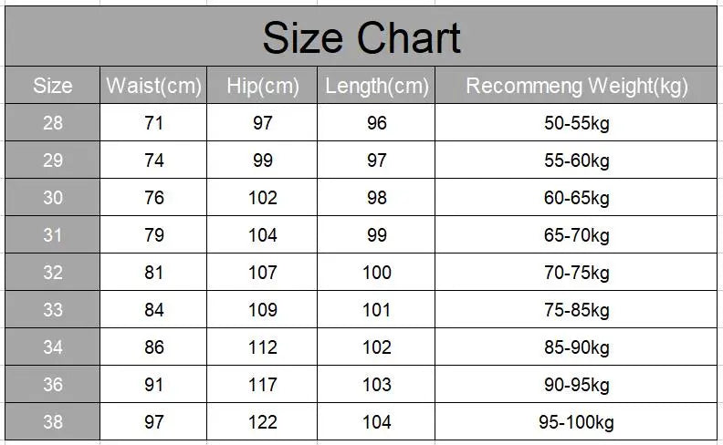 Pants for Mens Elastic Casual Trousers Zipper