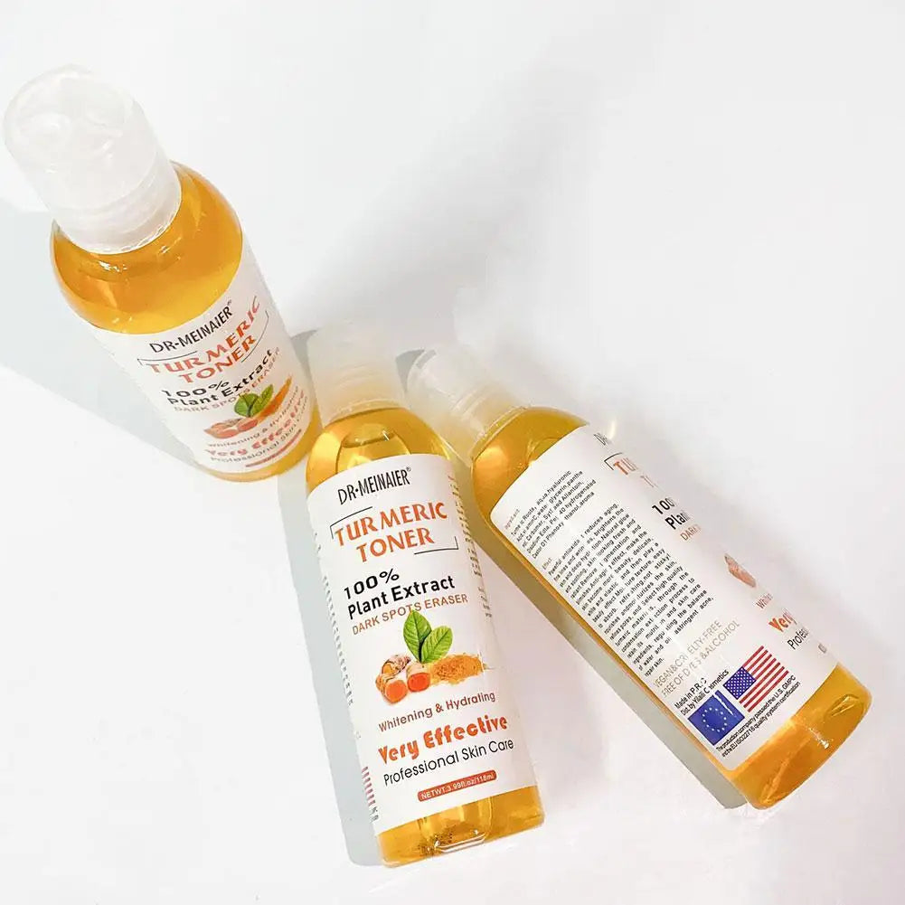 Dark Spots Toner Eraser Corrector Turmeric Blemishes Toner Fade Remover Dark Moisturizing Brightening Acne Remover Hot