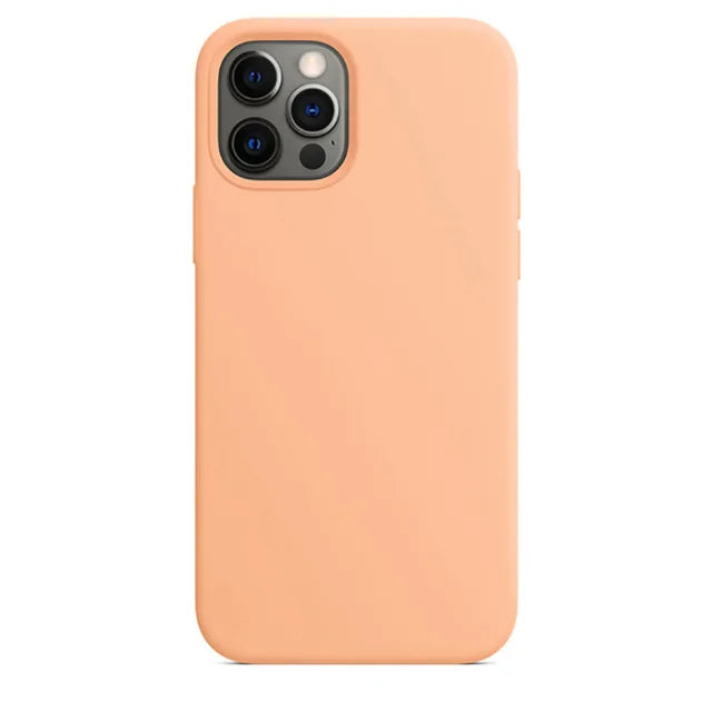 Original Official Logo Silicone Phone Cases for iPhone 11 12 13 14 Pro Max Skin for Apple iPhone 13 14 11 Full Cover Protector