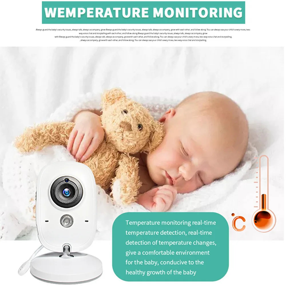 Baby Monitor 3.2'' IPS Screen With Digital Camera And Audio