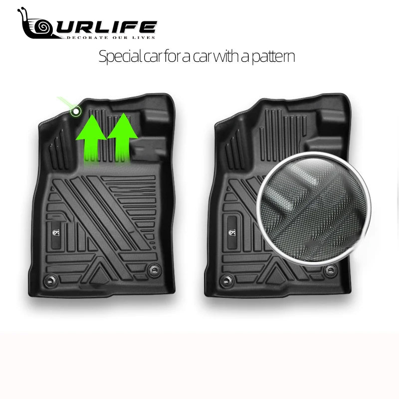 For 2011-2020 Dodge Ram 1500 Laramie Longhor custom car All-Weather TPE Car Floor Mat Dodge RAM1500 Waterproof car floor mat