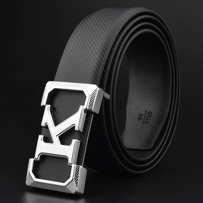 High Quality K designer mens belt black Letter Casual Genuine fashion Waist Strap leather White cintos masculinos ceinture homme