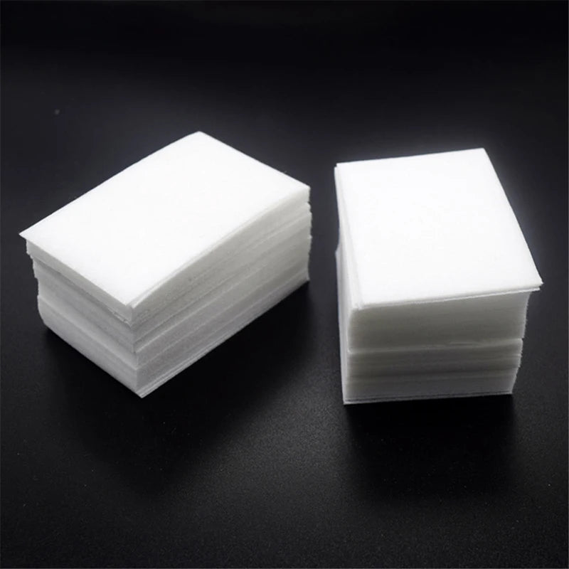 400Pcs Nail Cotton Polish Remover Gel Clean Manicure Napkins Pedicure Lint-Free Wipes Cleaner Paper Pads Varnish Tool