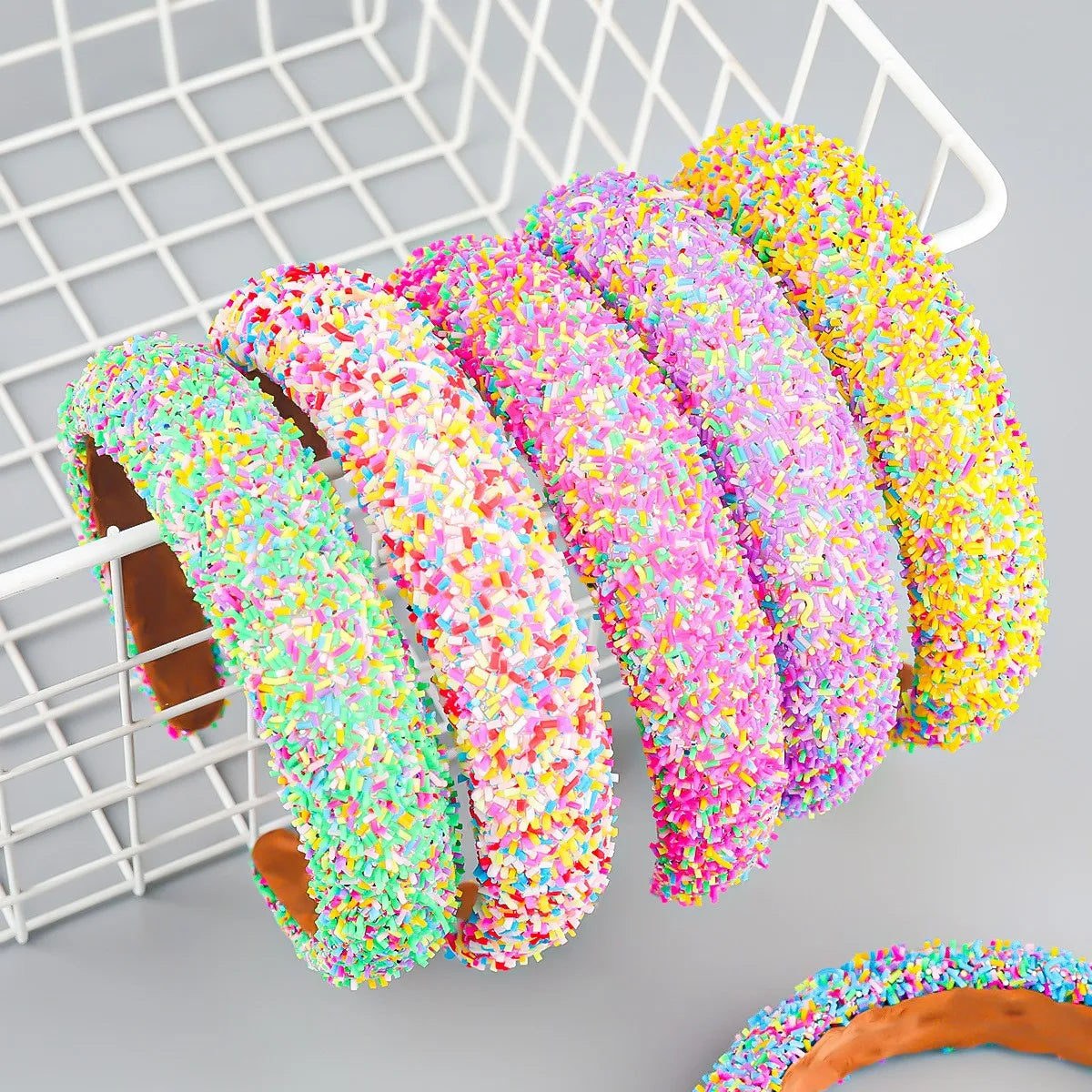 Sponge Padded Hairband Wide Headband Candy Color Headbands Adult Hair Jewley Accessories for Women Girls