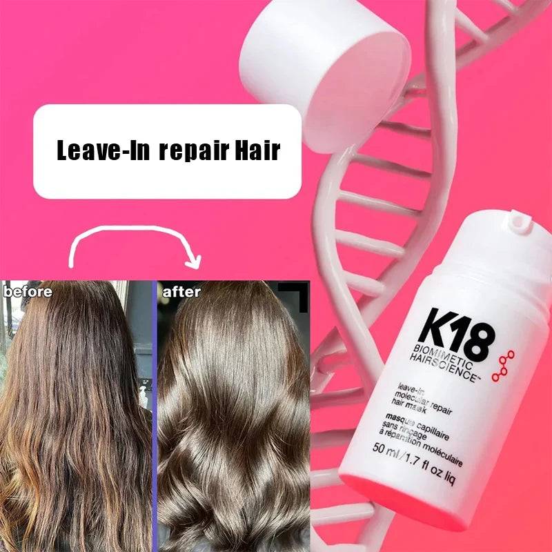 Original K18 Repair Hair Mask Leave-In Molecular Damage Restore Soft Hair Deep Keratin Scalp Treatment Hair Care Product New