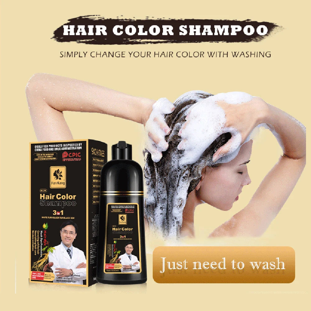 500ml Permanent Hair Shampoo Organic Natural