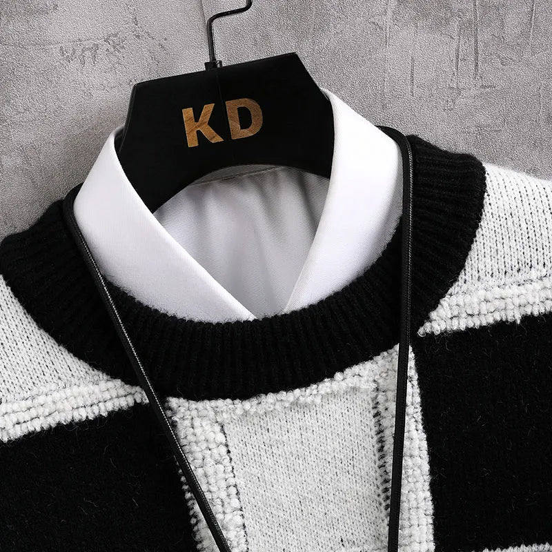 Mens Pullovers Sweaters High Quality Thick Warm Cashmere