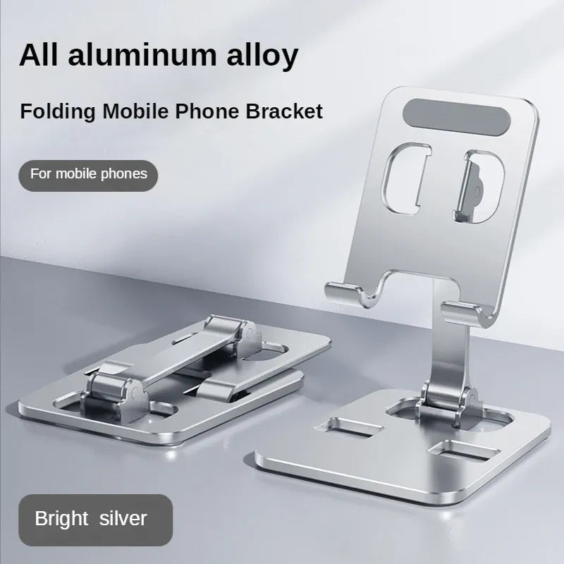 Portable Aluminum Alloy Phone Tablet Holder For iPad MiPad Samsung Tab MatePad Stand Mount Adjustable Flexible Mobile Stand