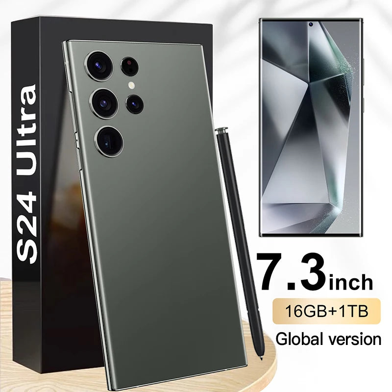 Global version S24Ultra smartphone 5g 7.3 inches HD Mobile Phone Unlocked phones smartphones Android 13 Original phone phones