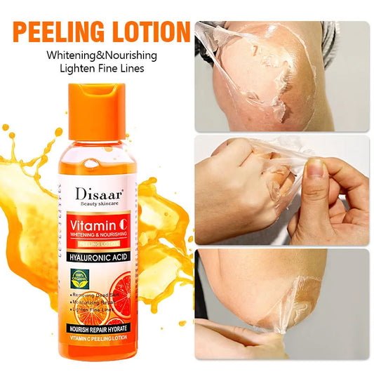 Yellow Peeling Lotion Oil 100% Organic Bleaching Dark Skin Exfoliating Whitening Nourishing Hyaluronic Acid Moisturiz Body Scrub