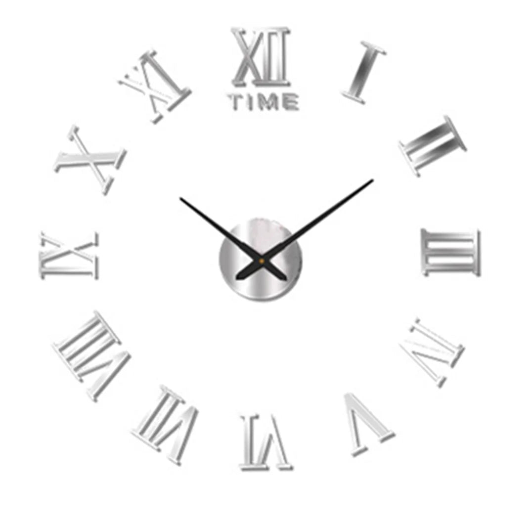 Large Wall Clock 3D DIY Quartz Clocks Fashion Watches