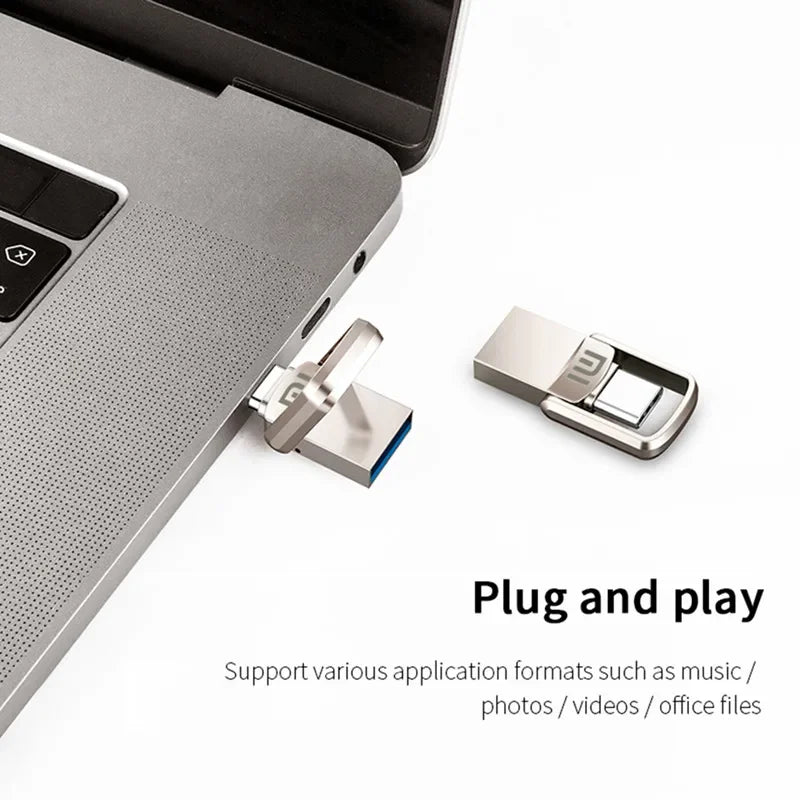 Xiaom 2TB USB Flash Drives High Speed Pendrive Real Capacity USB Memory 2TB Stick Pen Drive Creative Business Storage U Disk