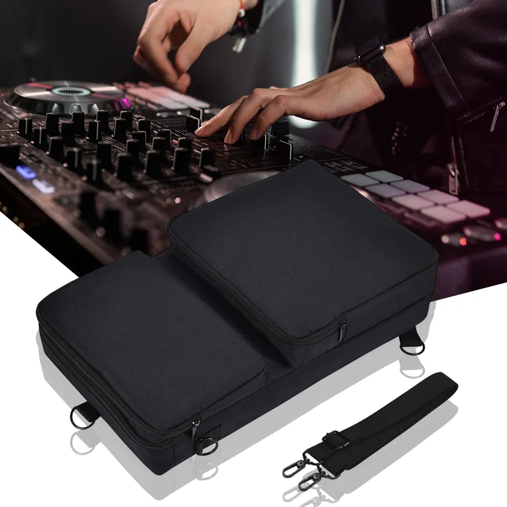 Portable DJ Controller Padded Storage Bags Dustproof Turntables Protective Case Scratch-resistant for Pioneer DDJ-400 DDJ-FLX4