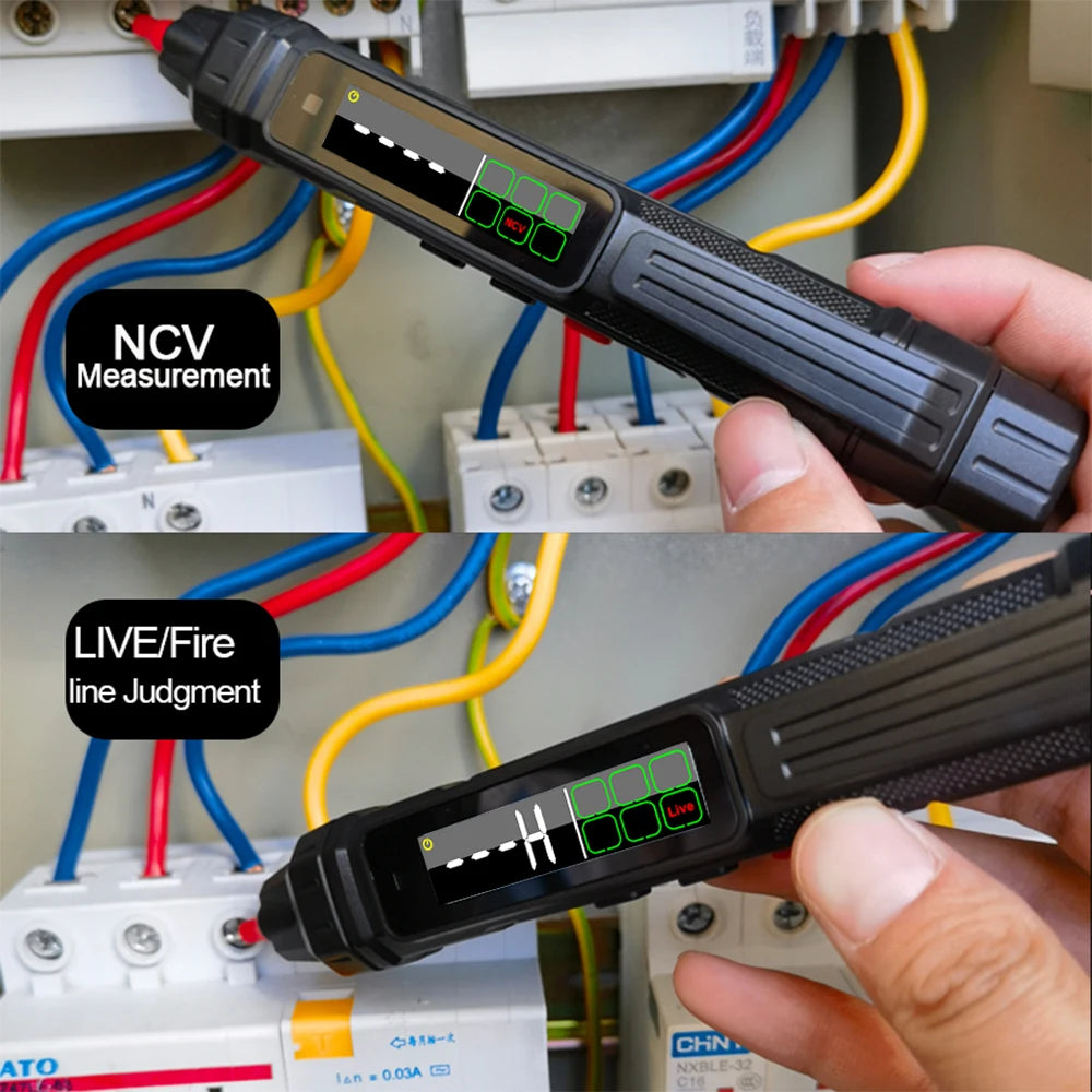 Smart Digital Multimeter Non Contact Voltage Detector Pen Auto Range Resistance NCV High Precision Multimetro Voltmeter Tester