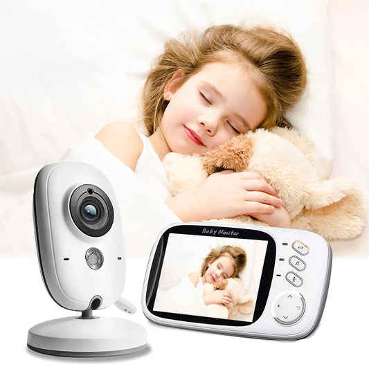 Video Baby Monitor VB603 2 Way Audio Talk Night Vision 2.4G Wireless With 3.2 Inches LCD Surveillance Security Camera Babysitter