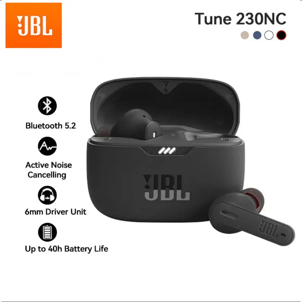 JBL Tune 230NC TWS Wireless Bluetooth Noise Cancelling Earbuds Stereo