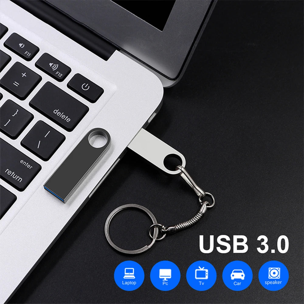 Super Usb 3.0 2TB Metal Pen Drive 1TB Cle Usb Flash Drives 512G