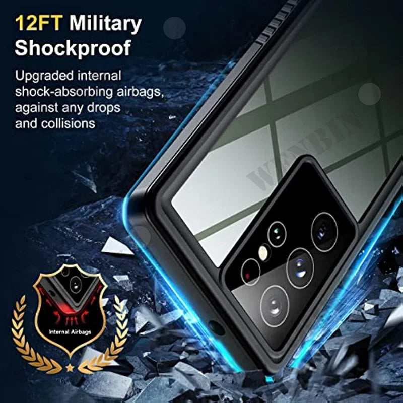 Waterproof Case For Samsung Galaxy S24 S23 Ultra Plus S21 FE A54 A34