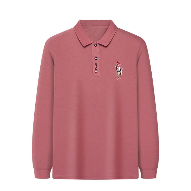 Brand Polo Shirts Long Sleeve