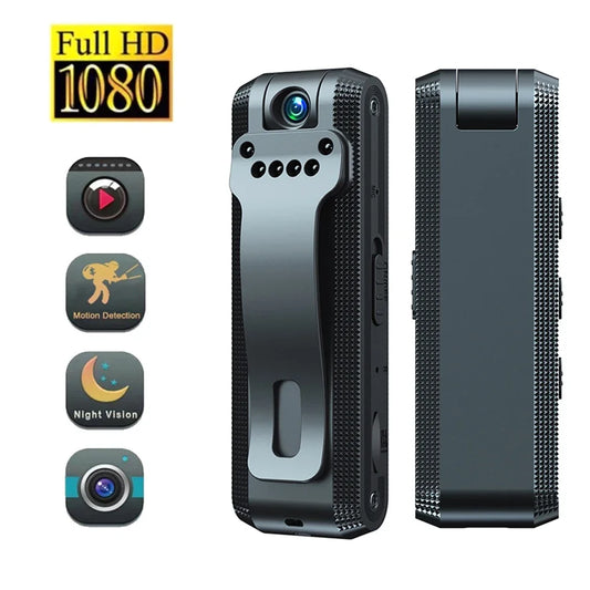 Original HD Mini Body Camera Intelligent Noise Reduction Recording Pen Digital Rotating Motion Camera DV Conference Recorder