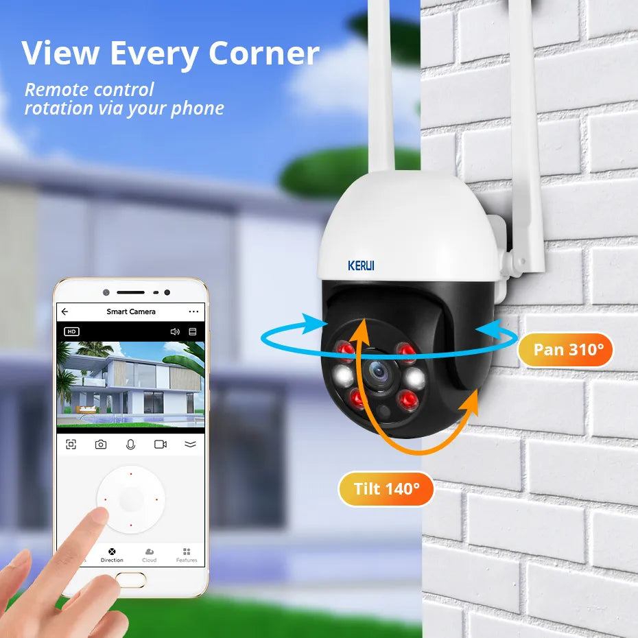 Camera Tuya Smart Outdoor Home Security