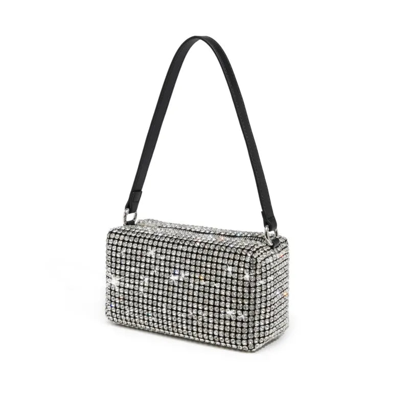 Women's bag  AW New Rhinestones Handbags for Women Bags Diamonds Shoulder Bag Purse Ladies Female Crossbody Bag shining bag