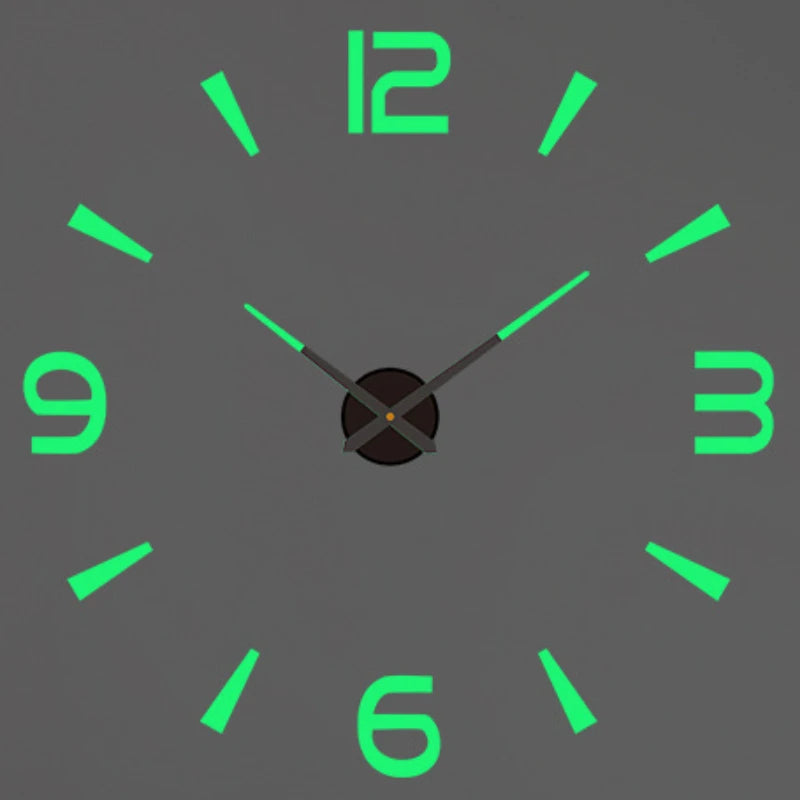 Large Wall Clock 3D DIY Quartz Clocks Fashion Watches