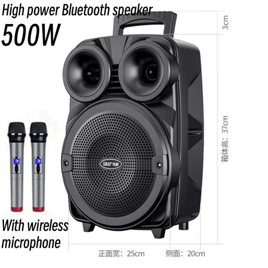 500W High-power Portable Bluetooth Speaker Outdoor