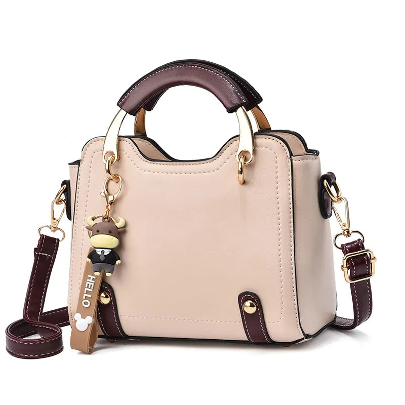 New brand shoulder Bag leather  Women's luxury designer handbag for  women European and American retro cross body Tote bags