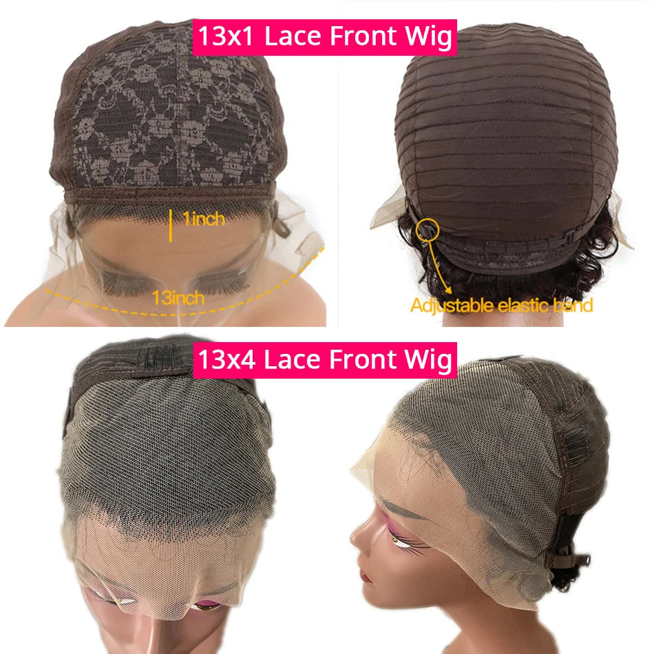 13x4 Lace Frontal Human Hair Wigs