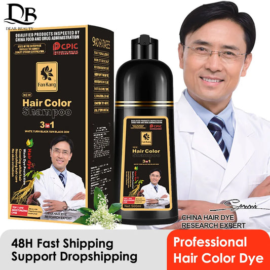 500ml Permanent Hair Shampoo Organic Natural