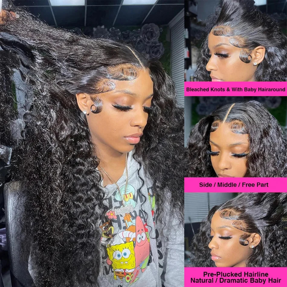360 Full Lace Wig Human Hair Pre Plucked 13x4 Lace