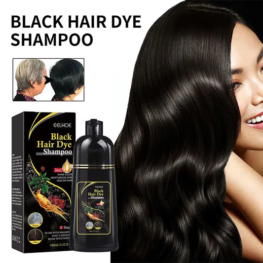 3 In 1 Hair Color Shampoo Health Natural Herbal Hair Dye Shampoo For Gary Hair